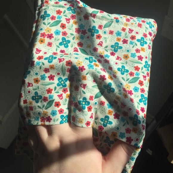 ❤️Handmade recycled jeans and floral print small shoulder crossbody bag - Picture 10 of 10